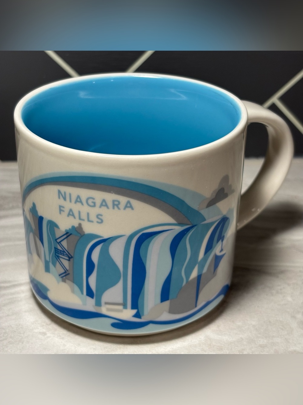Starbucks Niagara Falls You Are Here Collection Series 14oz Coffee Mug Tea Cup